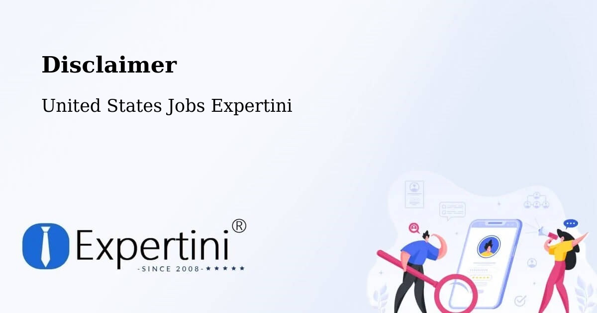 Disclaimer – Dumbarton - United States Jobs Expertini